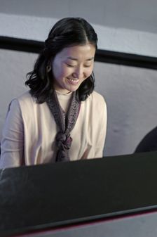 Jinjoo Yoo, Splash Point Jazz Club, Plough Inn, Rottingdean, East Sussex, UK, 17 May 2019. Creator: Brian O'Connor