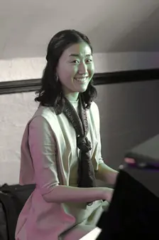 Jinjoo Yoo, Splash Point Jazz Club, Plough Inn, Rottingdean, East Sussex, UK, 17 May 2019. Creator: Brian O'Connor