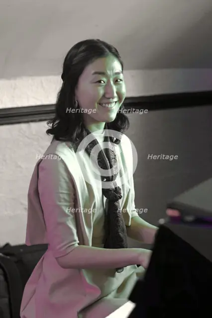 Jinjoo Yoo, Splash Point Jazz Club, Plough Inn, Rottingdean, East Sussex, UK, 17 May 2019.  Creator: Brian O'Connor.