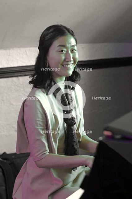 Jinjoo Yoo, Splash Point Jazz Club, Plough Inn, Rottingdean, East Sussex, UK, 17 May 2019.  Creator: Brian O'Connor.