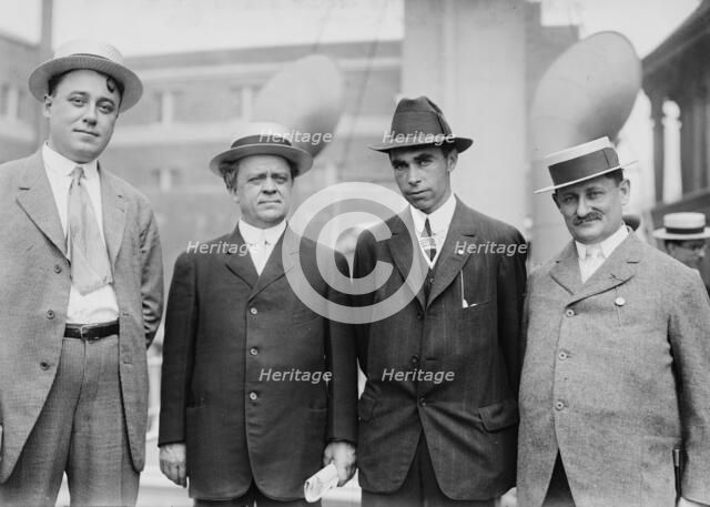 J.J. Brady, Ury Woodson, Boetius Sullivan, B.F. Mitchell (Committee to meet R. Sullivan, 8/29/13). Creator: Bain News Service.