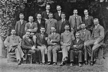 JJ Thomson, British nuclear physicist, 1898. Creator: Unknown