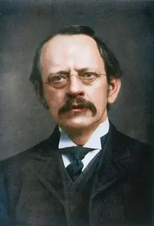 JJ Thomson, British physicist, c1896-c1915. Creator: Unknown