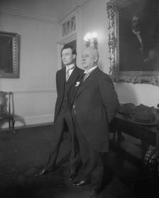 J.P. Mitchell [i.e., John Purroy Mitchel] & Ardolph Kline, 1914. Creator: Bain News Service