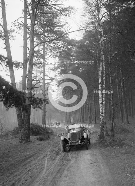 JT Chance's Enfield-Allday at the JCC General Efficiency Trial, Oxshott Woods, Surrey, 1923. Artist: Bill Brunell.