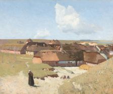 Jutland landscape, clear day in May, 1892. Creator: Christian Mourier-Petersen