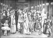 Juvenile Ball at the Mansion House - Between the Dances 1891. Creator: William Luker