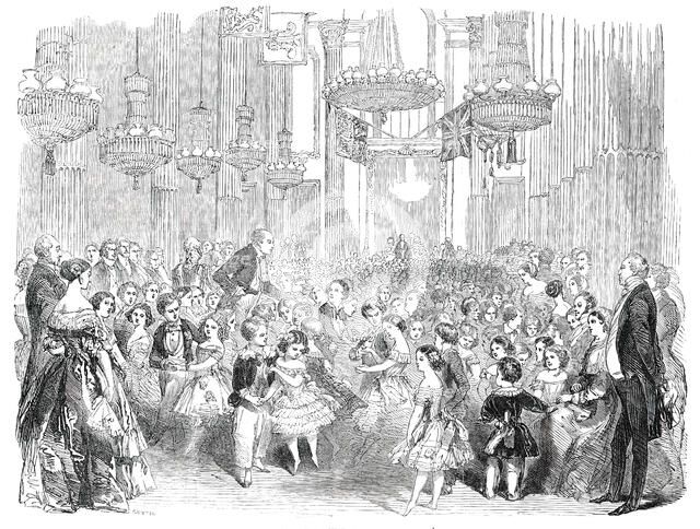 Juvenile Ball at the Mansion-House, on New Year's Eve, 1850. Creator: Unknown.