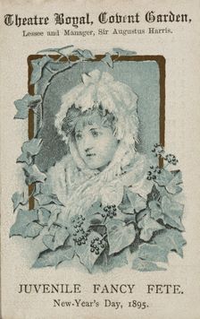 Juvenile Fancy Fete at the Theatre Royal, Covent Garden, New Year's Day, 1895. Creator: Unknown
