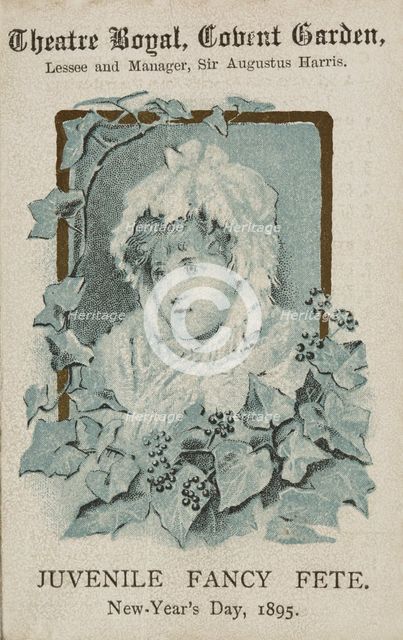 Juvenile Fancy Fete at the Theatre Royal, Covent Garden, New Year's Day, 1895. 
 Creator: Unknown.
