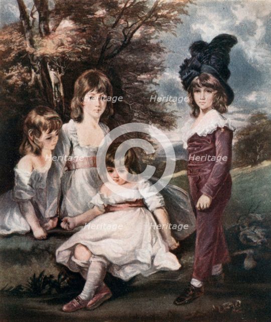'Juvenile Retirement', 18th century, (1912).Artist: L Edwards