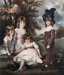 Juvenile Retirement 18th century, (1912).Artist: L Edwards