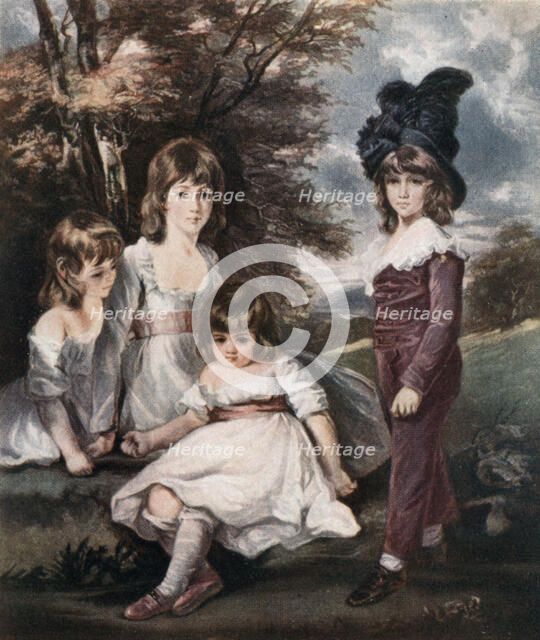'Juvenile Retirement', 18th century, (1912).Artist: L Edwards