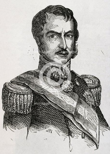 Juan van Halen y Sarti, (1792-1858), Field Marshal in the Spanish Army, 1853.  Creator: Unknown.