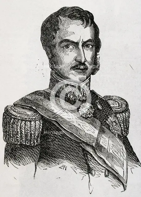 Juan van Halen y Sarti, (1792-1858), Field Marshal in the Spanish Army, 1853.  Creator: Unknown.