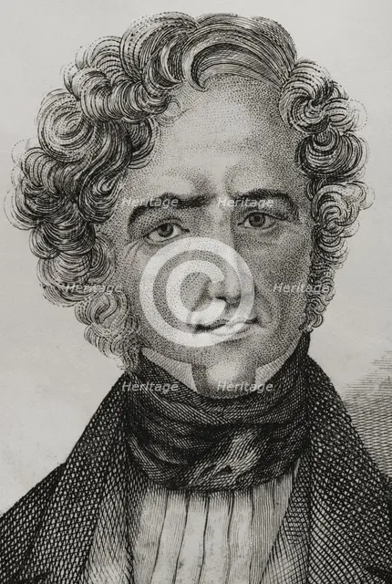 Juan Alvarez de Mendizábal (1790-1853), Spanish politician and financier..., 1845.  Creator: Jose Gomez.