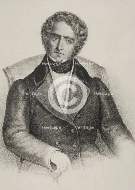Juan Alvarez de Mendizábal (1790-1853), Spanish politician and financier, 1868. Creator: Jose Cuevas.
