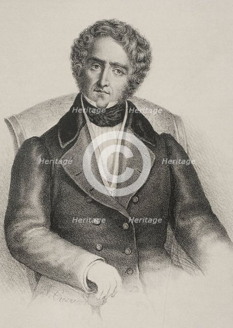 Juan Alvarez de Mendizábal (1790-1853), Spanish politician and financier, 1868. Creator: Jose Cuevas.
