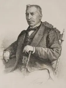 Juan Antonio Zaratiegui Celigüeta (1804-1873), Spanish military officer, 1869. Creator: Jose Cuevas
