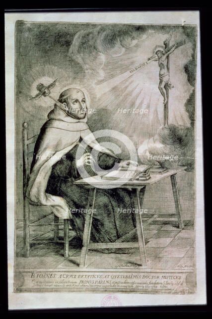 Juan de Yepes Alvarez, called San Juan de la Cruz (1542-1591), Carmelite religious and Sapanish w…