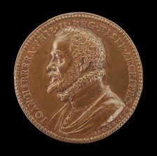 Juan de Herrera, c. 1530-1597, Architect of the Escorial [obverse], 1578. Creator: Jacopo da Trezzo