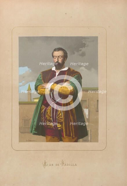 Juan de Padilla. From: Hombres y mujeres ce?lebres de todos los tiempos by Juan Landa, 1875-1877. Creator: Anonymous.