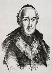 Juan Escoiquiz, (1747-1820), Spanish writer, politician and clergyman, 1853. Creator: Bernardo Rico