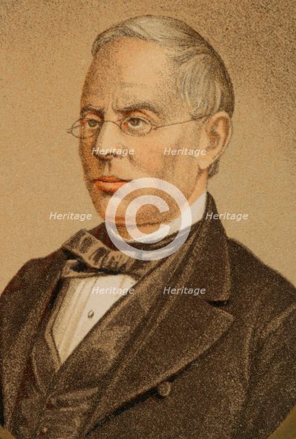 Juan Eugenio Hartzenbusch Martínez (1806-1880), Spanish writer, 1865. Creator: Unknown.