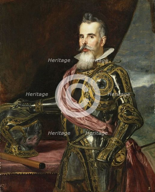Juan Francisco Pimentel, Count of Benavente, c1648. Creator: Diego Velasquez.