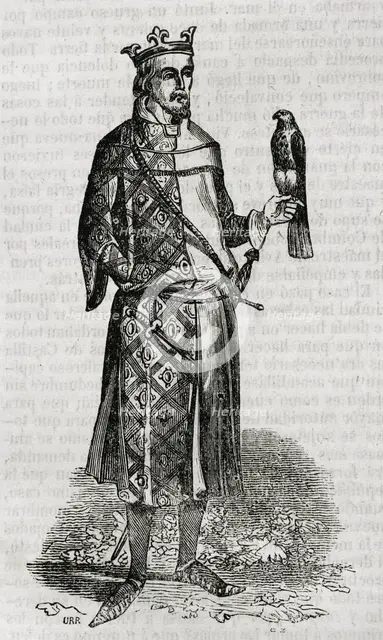 Juan I of Aragon, 1852.  Creator: Unknown.