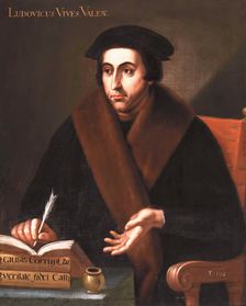 Juan Luis Vives, 17th century. Creator: Unknown