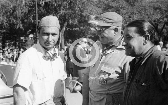 Juan Manuel Fangio, (1950s?). Artist: Unknown