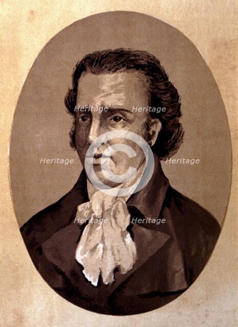 Juan Mariano Picornell y Gomila (1759-1825), Spanish Republican illustrated, 1890 engraving.