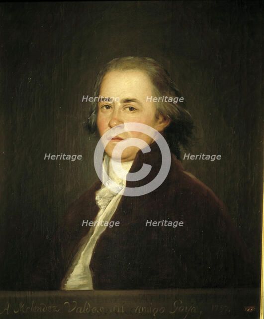 Juan Meléndez Valdés (1754-1817), Spanish poet, jurist and politician. Oil by Goya.