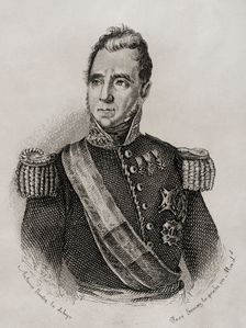 Juan Palarea Blanes, so-called "El Médico" (baptised 1780-1842), Spanish military, 1845. Creator: Jose Gomez