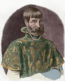 Juan Ponce de Leon, (1460-1521), Spanish explorer and conquistador, 1869. Creator: Unknown