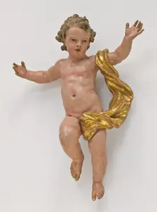 Jubilant Putto (possibly The Infant Christ), c. 1750. Creator: Unknown