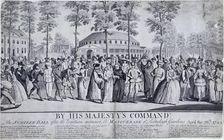 Jubilee Venetian masquerade ball in Ranelagh Gardens, Chelsea, London, 1749. Artist: Nathaniel Parr