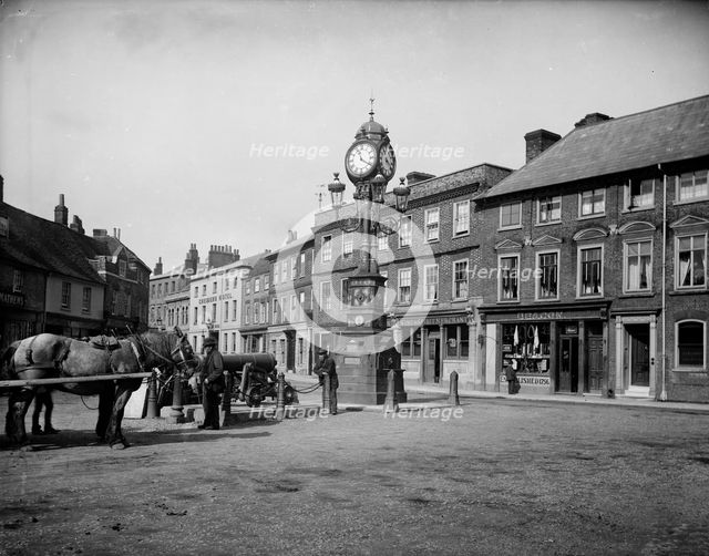 Jubilee Clock, Newbury, Berkshire, 1890. Artist: Henry Taunt