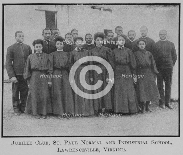 Jubilee Club, St. Paul Normal and Industrial School, Lawrenceville, Virginia, 1911. Creator: Unknown.