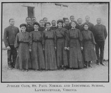 Jubilee Club, St. Paul Normal and Industrial School, Lawrenceville, Virginia, 1911. Creator: Unknown
