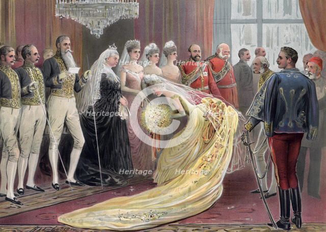 Jubilee Drawing Room, 1887.Artist: Ludlow