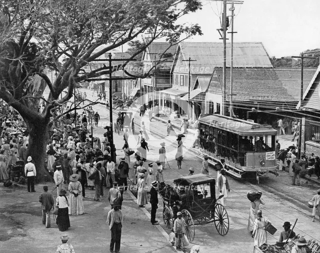 Jubilee Market Square, Kingston, Jamaica, c1905.Artist: Adolphe Duperly & Son