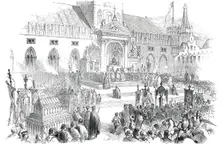 Jubilee of St. Sang, at Bruges - the Benediction at the Cathedral, 1850. Creator: Unknown
