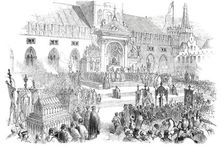 Jubilee of St. Sang, at Bruges - the Benediction at the Cathedral, 1850. Creator: Unknown