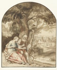 Judah and Tamar, c.1640-c.1650. Creator: Rembrandt Harmensz van Rijn