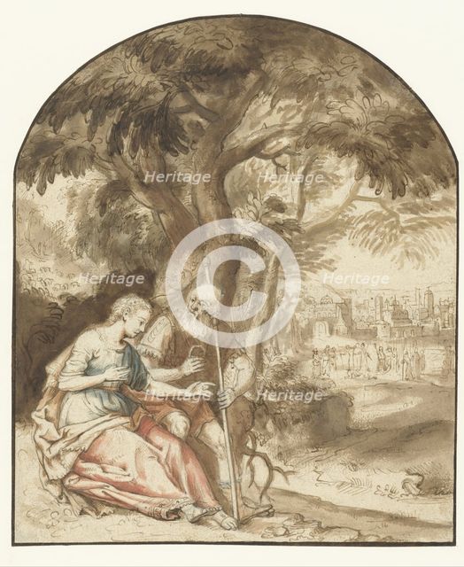 Judah and Tamar, c.1640-c.1650. Creator: Rembrandt Harmensz van Rijn.