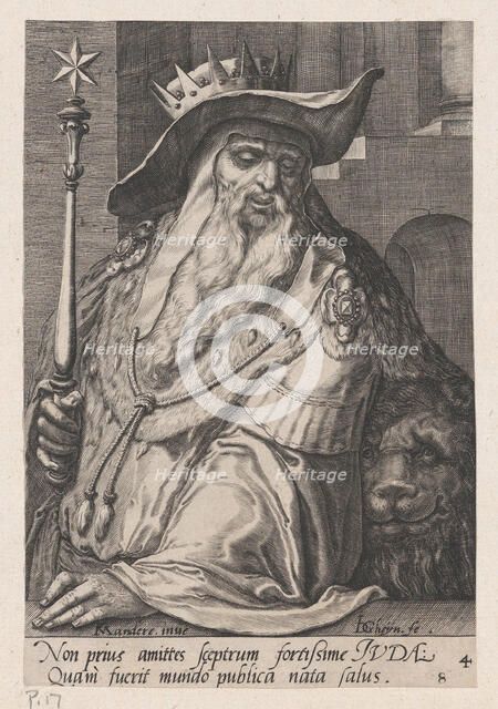 Judah, from The Twelve Sons of Jacob. Creator: Jacques de Gheyn II.
