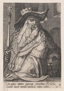Judah, from The Twelve Sons of Jacob. Creator: Jacques de Gheyn II