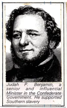 Judah P Benjamin (1811-1884). Creator: Unknown
